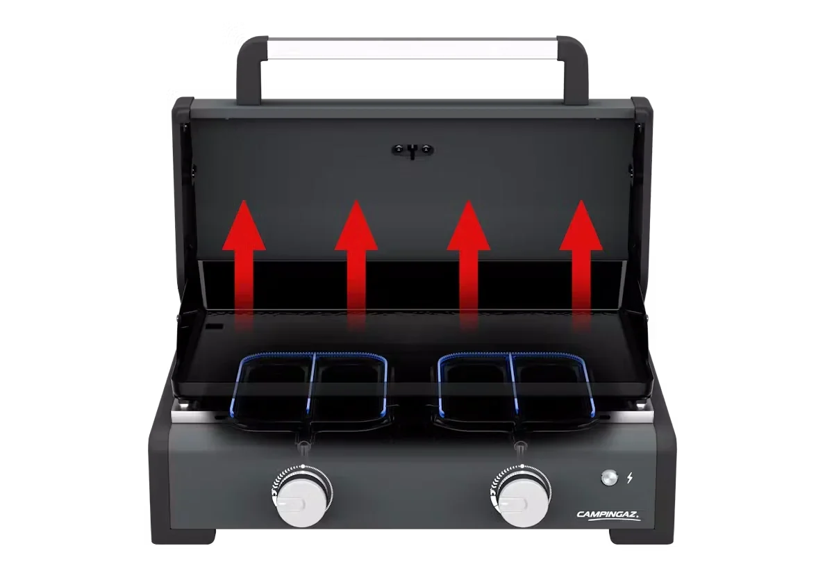 Campingaz Sigma 2 Gas Plancha Griddle with Hood