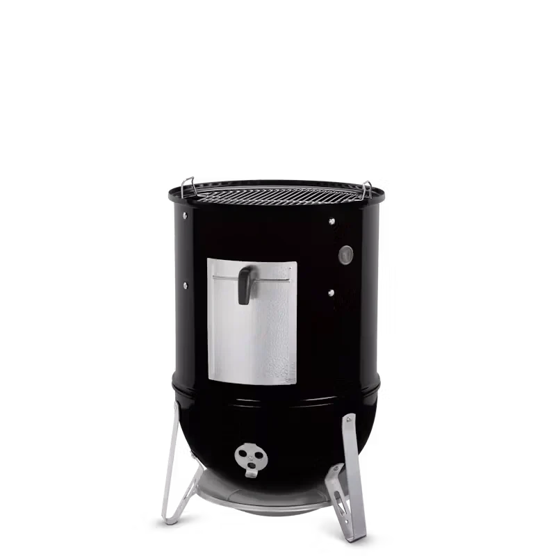 Weber Smokey Mountain 47cm BBQ Cooker Smoker with Cover