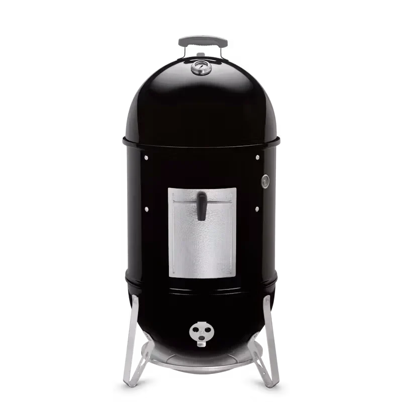 Weber Smokey Mountain 47cm BBQ Cooker Smoker with Cover