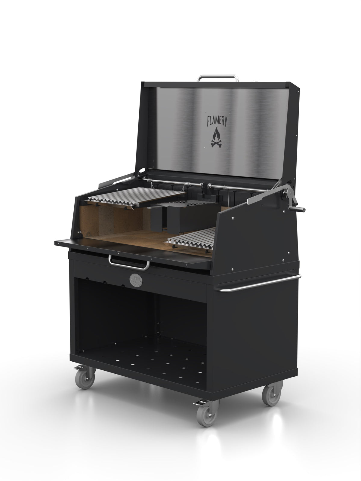 Flamery ASADO PRO.2.2 – Large Asado Grill on Trolley