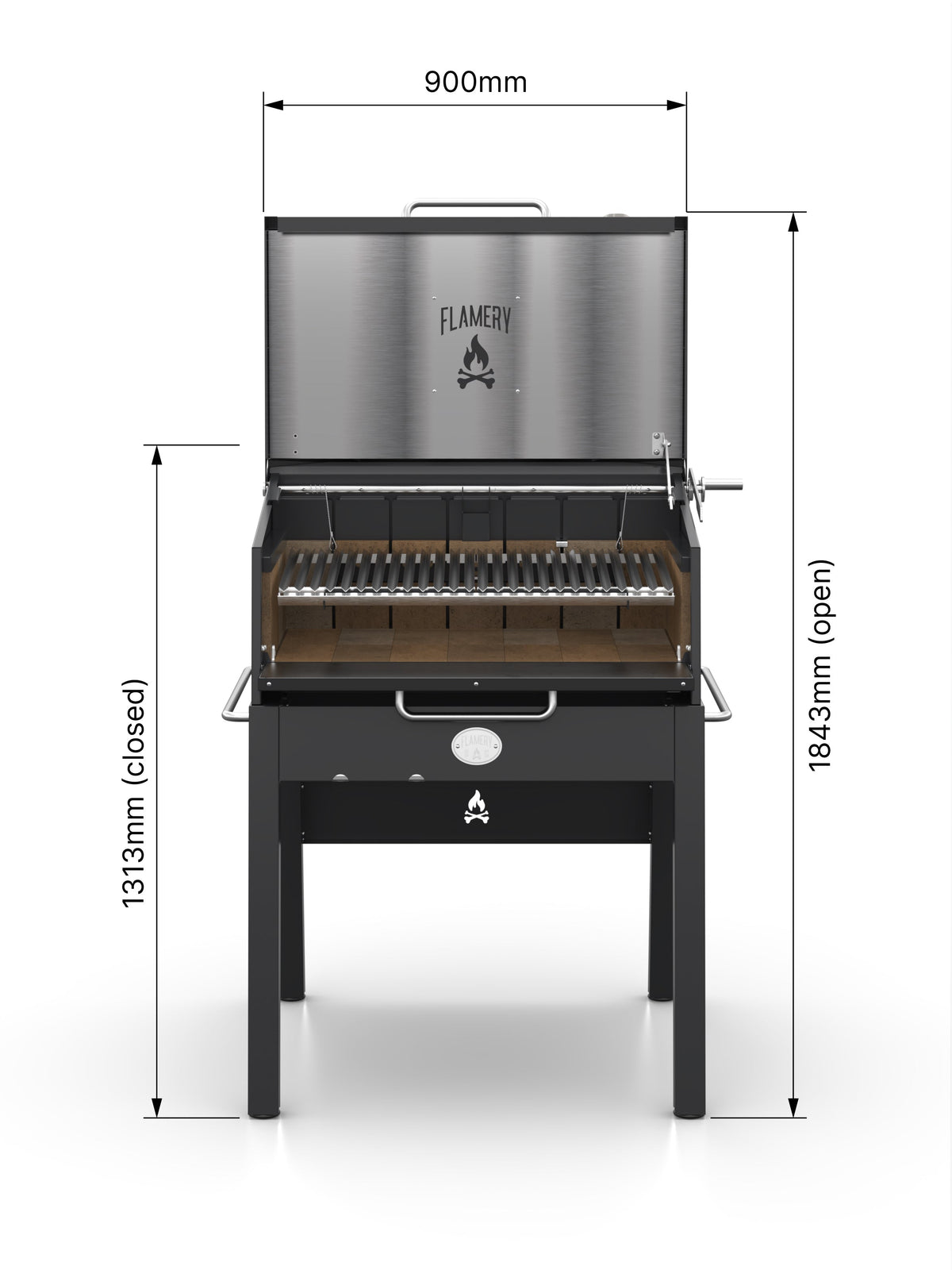 Flamery ASADO PRO.1.1 – Small Asado Grill on Stand