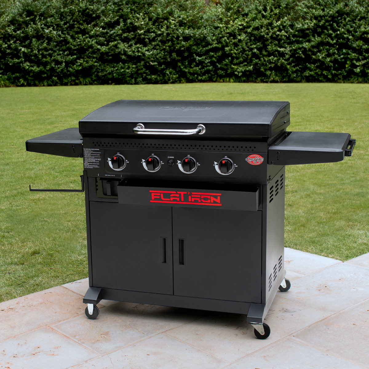 Char-Griller 4 Burner Flat Iron Premium Gas Griddle