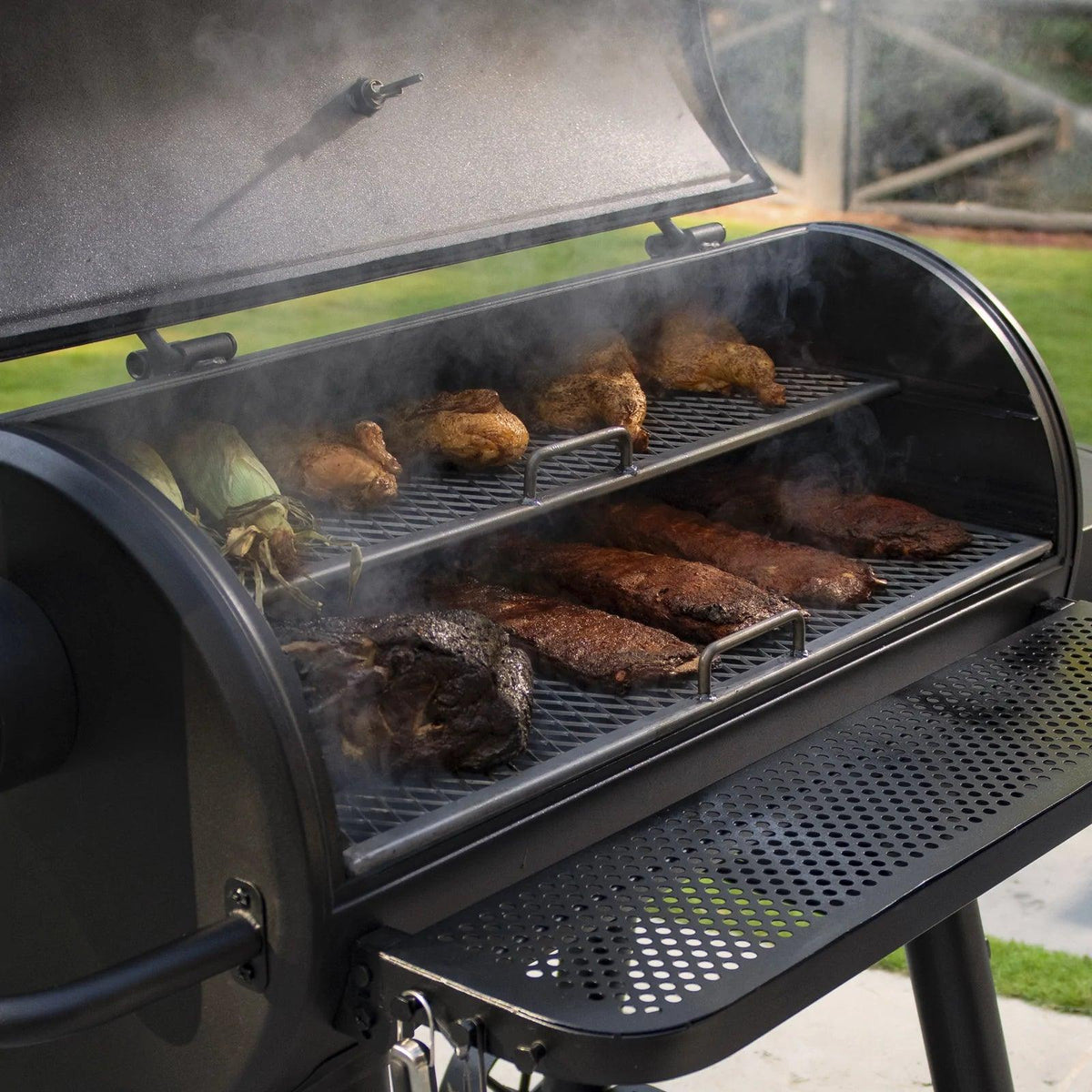 Grand Champ Offset Smoker Char-Griller